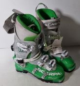 Scarpa ski boots - see pictures for type - Green / grey