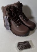 Iturri men's brown patrol boots - size 5L