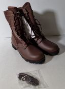 Wellco Peruana jungle combat brown boots - size 5M
