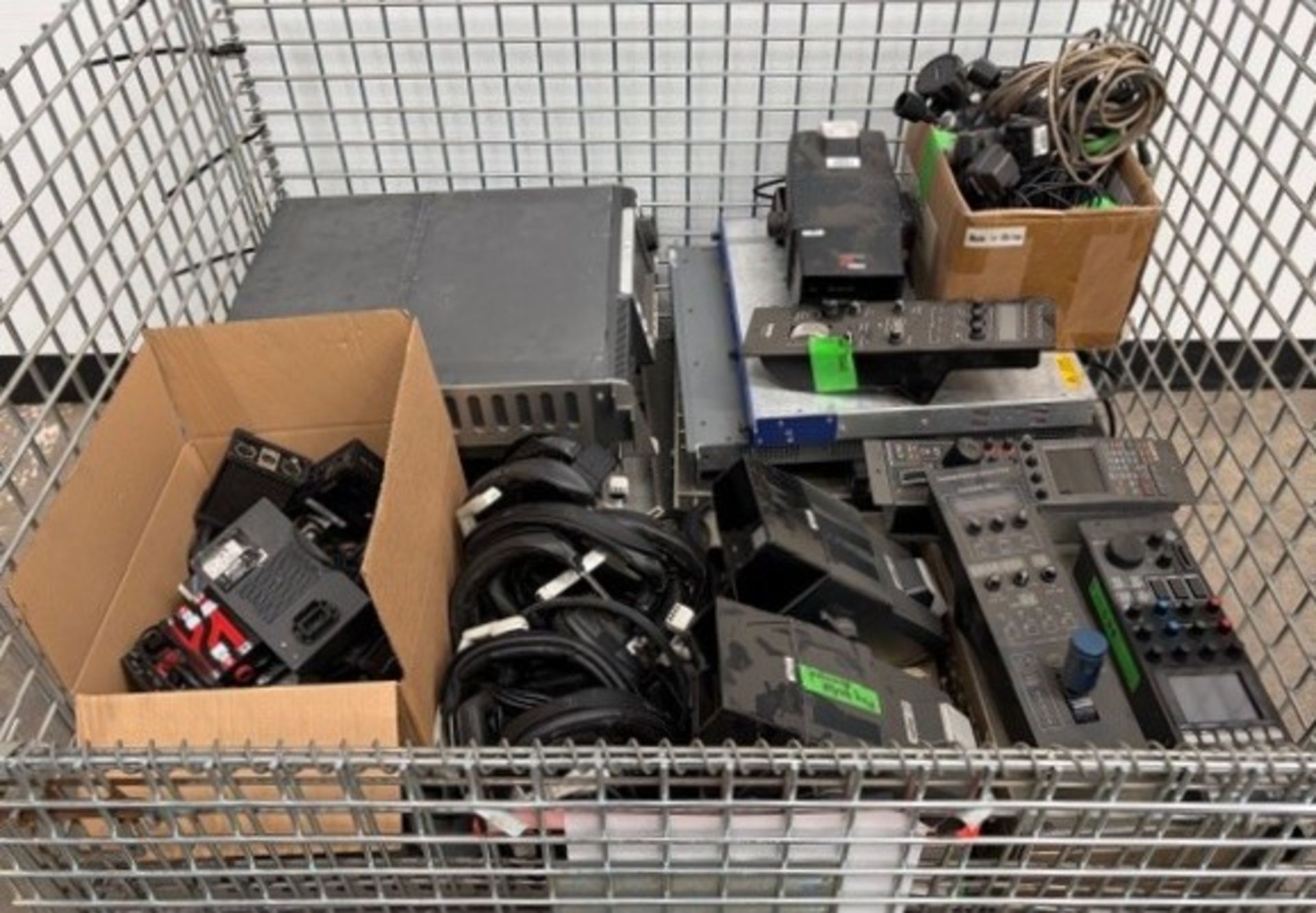 STILLAGE 10 - Camera equipment. Equipment list on request. Refer to photos. Stillage not included