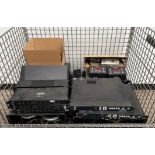 STILLAGE 16 - Media equipment. Equipment list on request. Refer to photos. Stillage not included