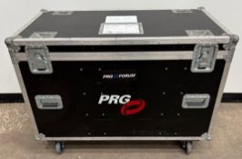 6x Solaris Flare RZ Q+ Rayzr in flight case. 101.6kg, 122 x 60 x 90 cm
