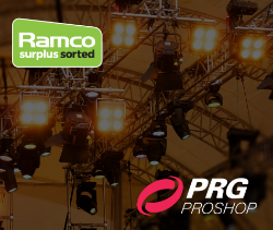 Used equipment sale of lighting, rigging, video, LED walls, audio and camera equipment from PRG Proshop - Location: Birmingham - COLLECTION ONLY
