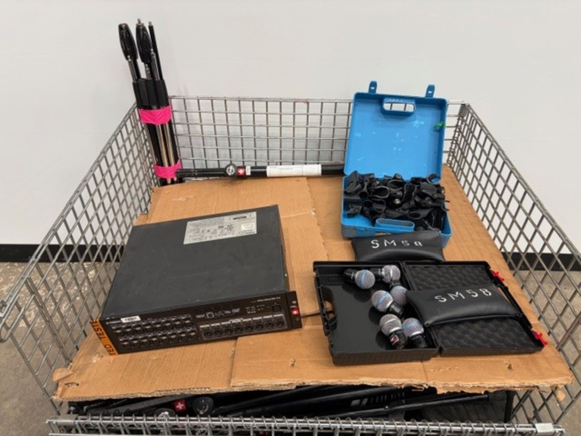 Audio stillage. STILLAGE NOT INCLUDED. See photos for details