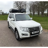 Mitsubishi Shogun 4 Work SG2 DI-D LWB – FMZ4120 (NI) – 2016 – 156480 miles – white - see desc.