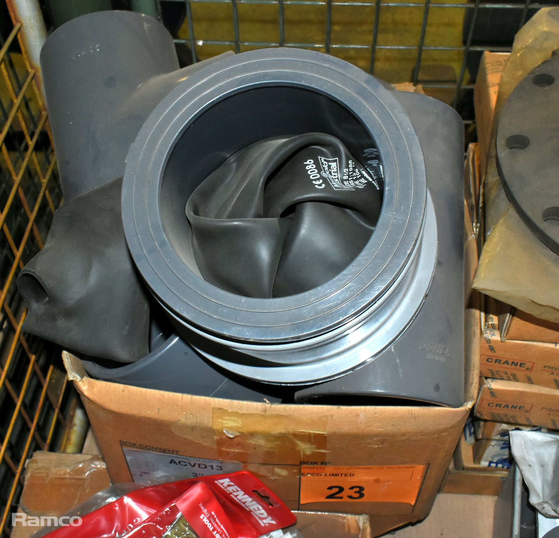 Workshop equipment and consumables - engineers squares, pipe fittings, diaphragms and bearings - Image 2 of 11