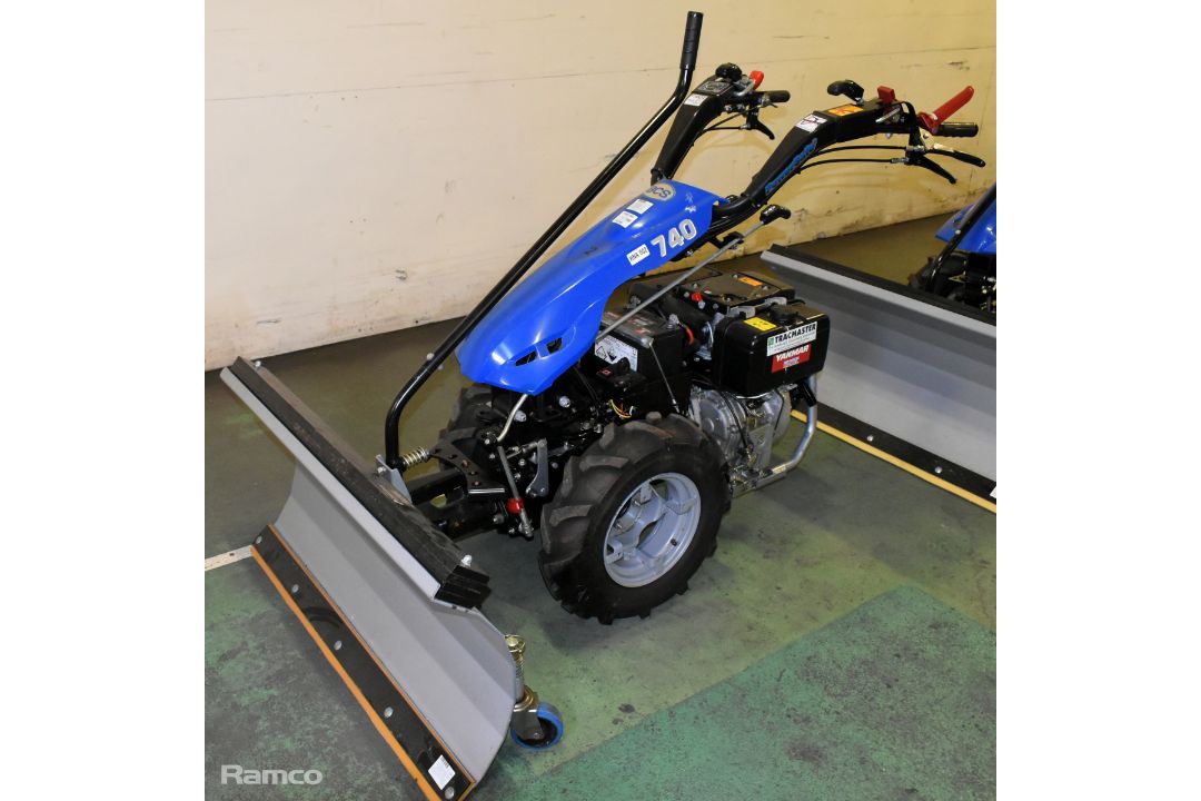Tracmaster BCS 740 Powersafe two wheel tractor with BCS SL professional snowblade - Image 2 of 13