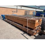 32x timber beams - different sizes - full details in the description