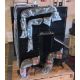 Large black industrial radiator with hoses - W 1230 x D 690 x H 1550mm - Image 3 of 7