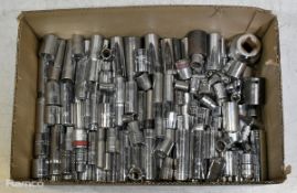 136x Imperial sockets mixed types and sizes USA made