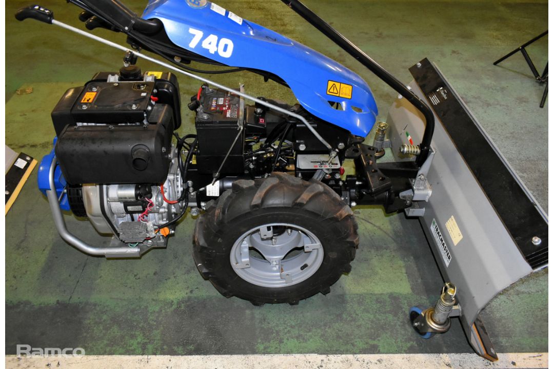 Tracmaster BCS 740 Powersafe two wheel tractor with BCS SL professional snowblade - Image 5 of 13