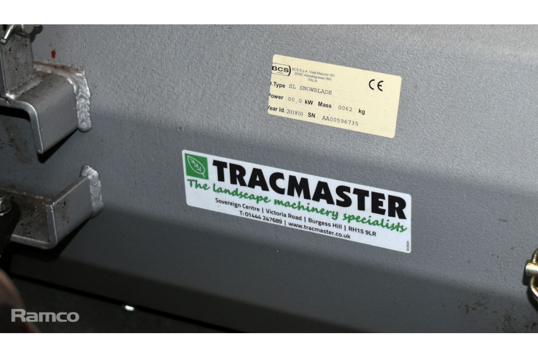 Tracmaster BCS 740 Powersafe two wheel tractor with BCS SL professional snowblade - Image 13 of 13