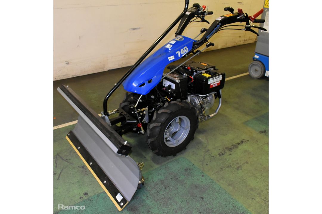 Tracmaster BCS 740 Powersafe two wheel tractor with BCS SL professional snowblade - Image 3 of 12