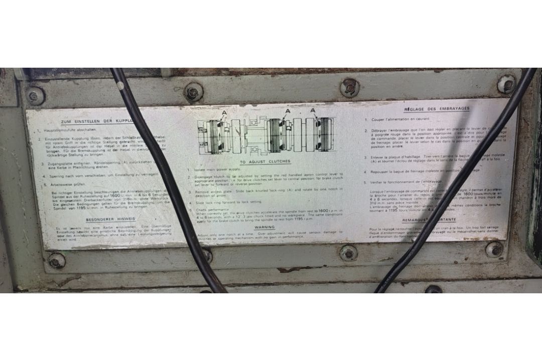 Colchester Mascot 1600 industrial lathe machine - full details in the description - Image 7 of 18