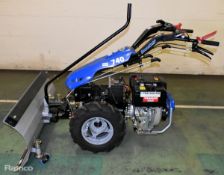 Tracmaster BCS 740 Powersafe two wheel tractor with BCS SL professional snowblade