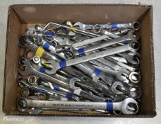 44x Imperial spanners mixed types and sizes USA made