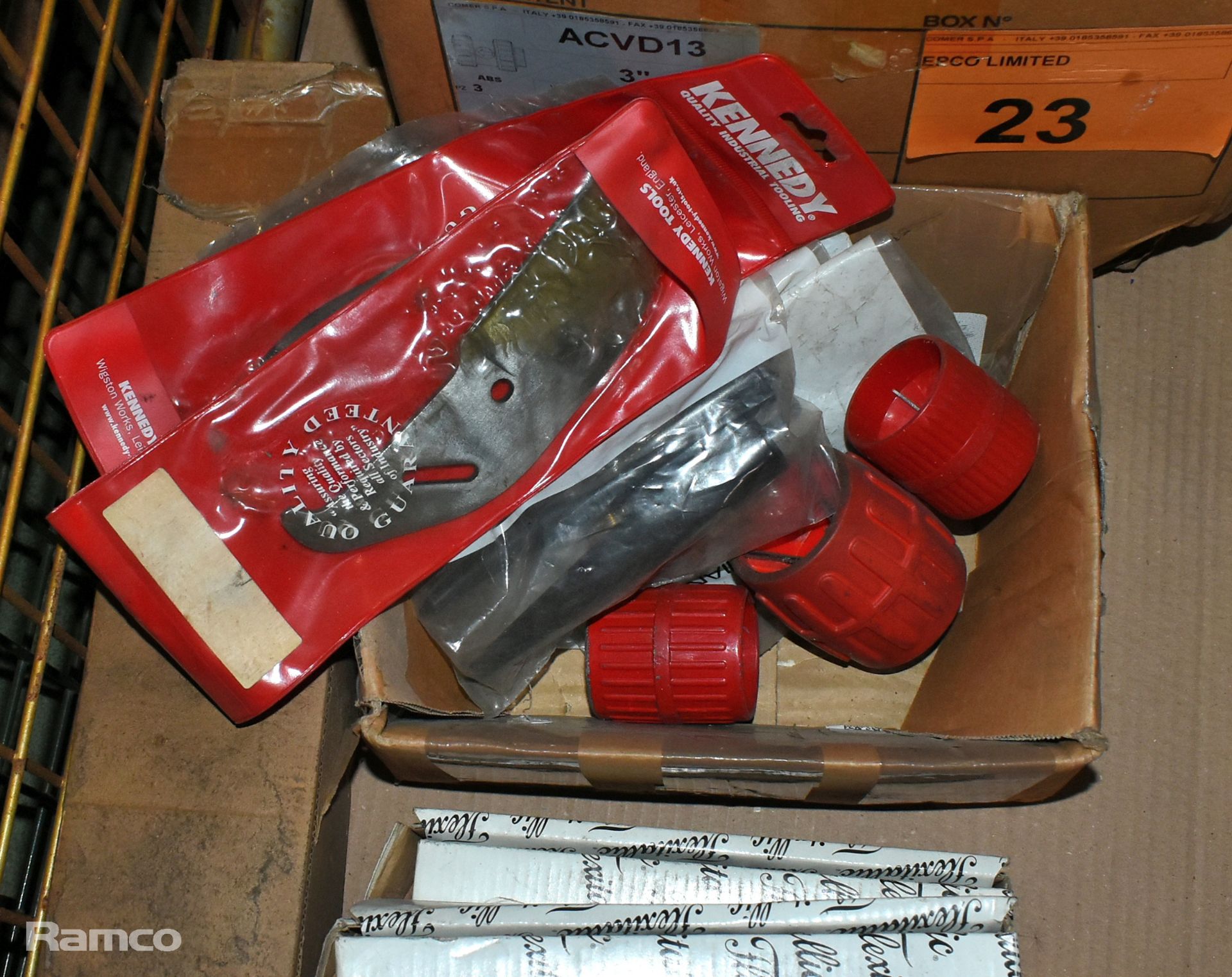 Workshop equipment and consumables - engineers squares, pipe fittings, diaphragms and bearings - Image 4 of 11