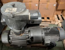Busch 400-212 industrial rotary vane vacuum pump - W 1220 x D 900 x H 950mm