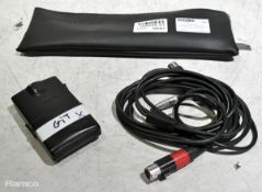 Shure PSM600 wired bodypack with cable and case - SPARES OR REPAIRS (information provided by client)