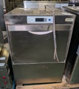 ClassEQ G500 Duo WS high volume front-loading commercial glasswasher - W 570 x D 600 x H 820mm