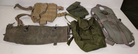 Various types of ex-military accessories - 11kg