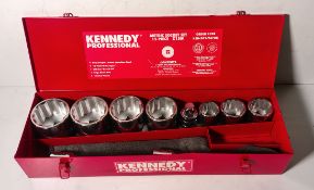 Kennedy X15M 15 piece metric socket set - MISSING 5 PIECES