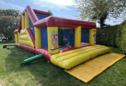 Airquee Clown Activity inflatable multi play/obstacle course bouncy castle - see description