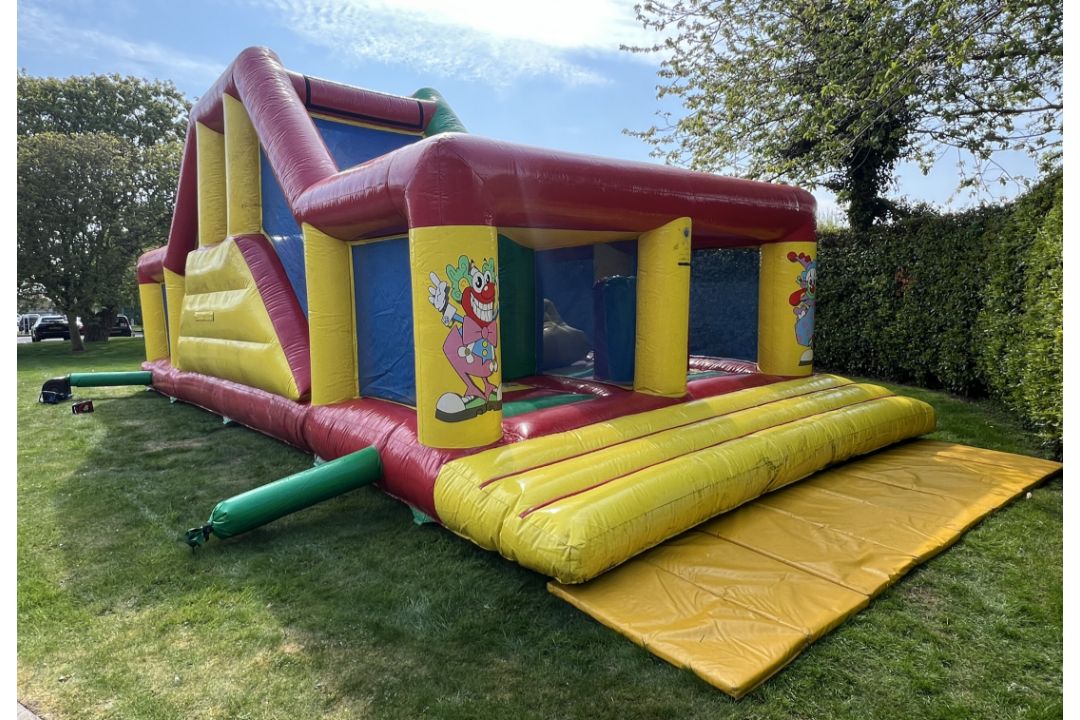 Airquee Clown Activity inflatable multi play/obstacle course bouncy castle - see description - Image 1 of 26