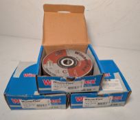 3x packs of WinnerFlex cut-off discs for Inox - 125 x 1.0 x 22mm - 25 per pack