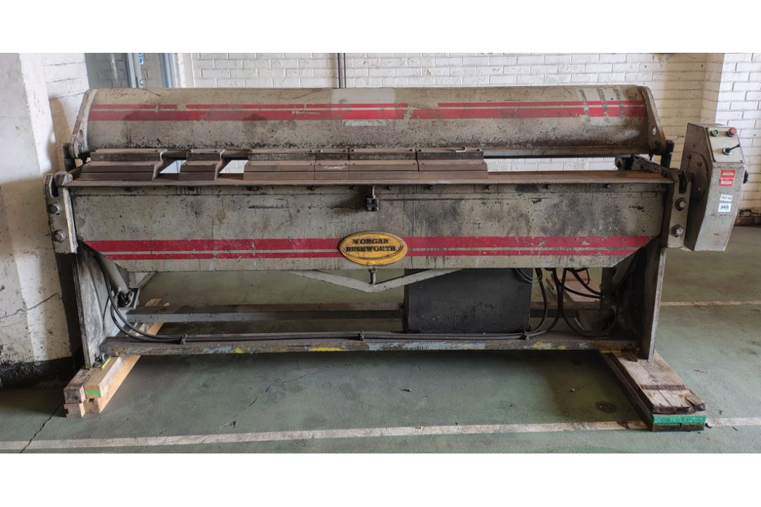 Morgan Rushworth box and pan folding machine - full details in the description - Image 1 of 10