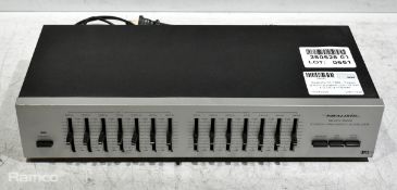 Realistic 31-1989 - 7 band graphic equaliser unit - W 330 x D 160 x H 60mm