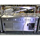 Moffat dry heat bain marie with cupboard - W 1610 x D 800 x H 1330mm
