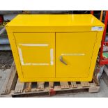 COSHH lockable cabinet - W 915 x D 455 x H 710mm - WITH KEYS