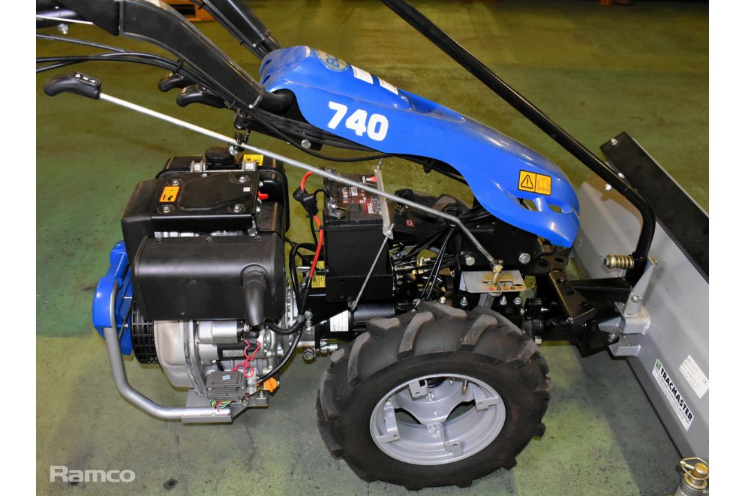 Tracmaster BCS 740 Powersafe two wheel tractor with BCS SL professional snowblade - Image 5 of 12
