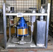 Staffordshire Hydraulics 10-5000W040 R70-1 7000psi air operated test pump (3560685)