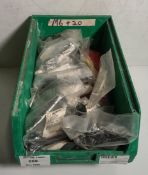 Assorted cable ties and Bosch grommets