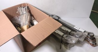 62x various large spanners both imperial and metric