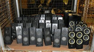 Logitech mixed speakers - 15x S-0264B speakers, 4x Z200 speakers and Focus 500 speakers