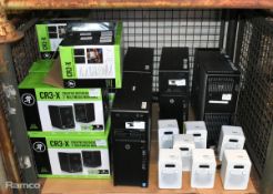 Various IT equipment - HP desktop computers & more - full details in the description