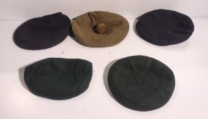 95x British Forces berets - mixed types - mixed sizes