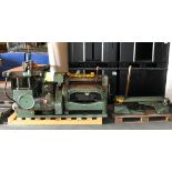 Dominion 25124 Supreme Elliot Woodworker circular saw and planer with some loose supports and parts