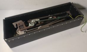 Assorted industrial pipe bending equipment - see description for full list