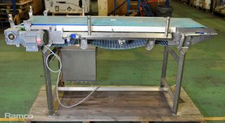ENE 1.23 conveyor belt with SEW-Eurodrive motor, 230V - L 1870 x W 785 x H 995mm