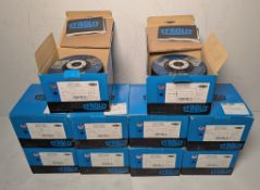10x packs of Tyrolit grinding wheels - 115 x 6.0 x 22.23mm - 10 per pack