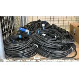 29x 16A power cables - 3-20m lengths