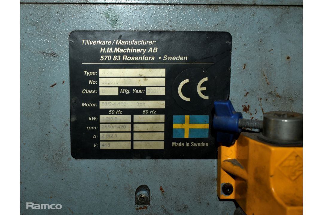 Strands S28 3 phase 415V 2.9/2.5A standing floor pillar drill - see desc. - Image 8 of 9