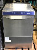 Aristarco AF 50.35E PRS DP commercial undercounter dishwasher - W 570 x D 670 x H 810.5mm