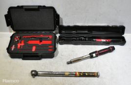 Red Range M80 0 - 10x magnifier set with case & Norbar torque wrenches - see desc.