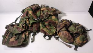 Various types of ex-military DPM accessories - 130kg – may require repair / be incomplete