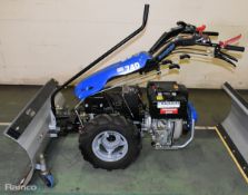 Tracmaster BCS 740 Powersafe two wheel tractor with BCS SL professional snowblade